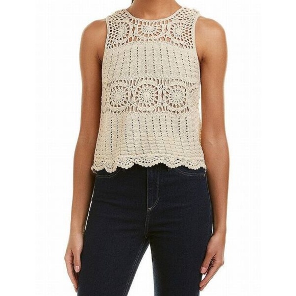 ASTR Nordstrom crochet sleeveless blouse - Picture 1 of 6